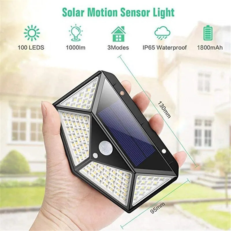 Lâmpada Solar Multifuncional - Decoração de jardim