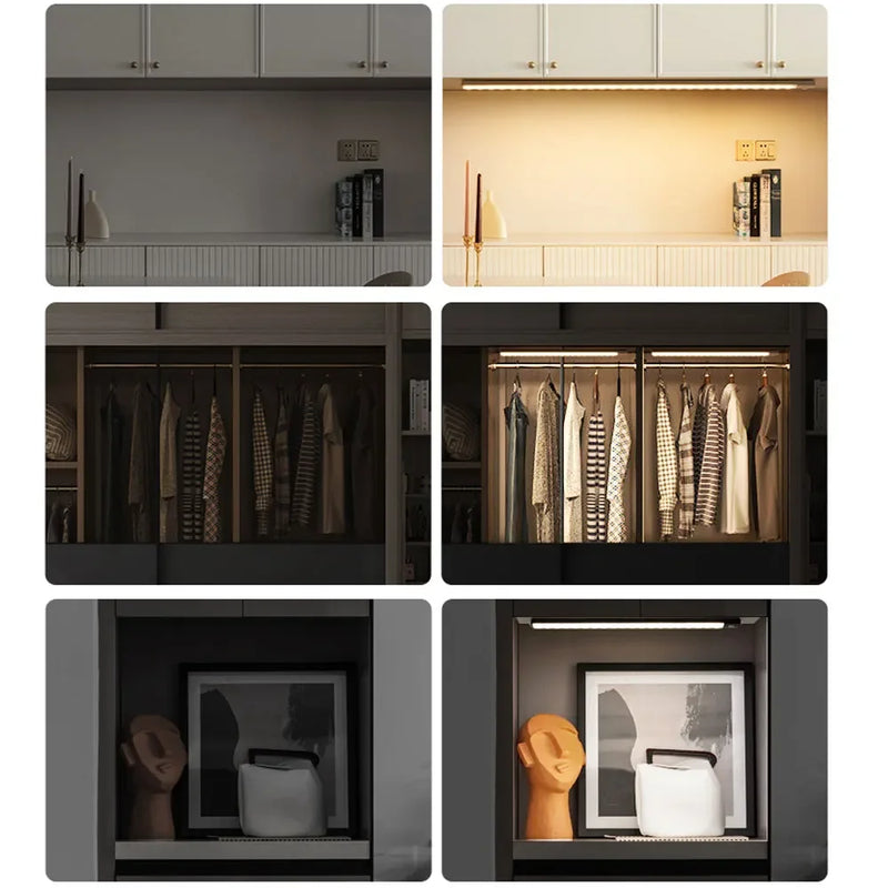 Luminária de Led - Ultra fina com sensor de movimento