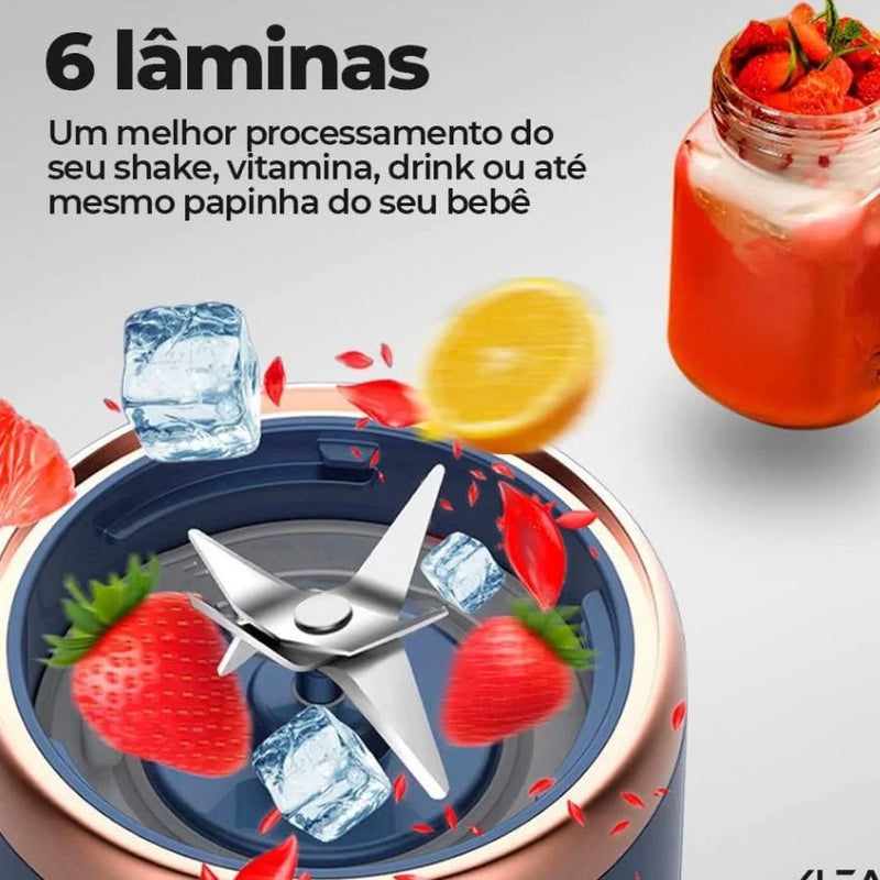Mini Liquidificador Elétrico Portátil