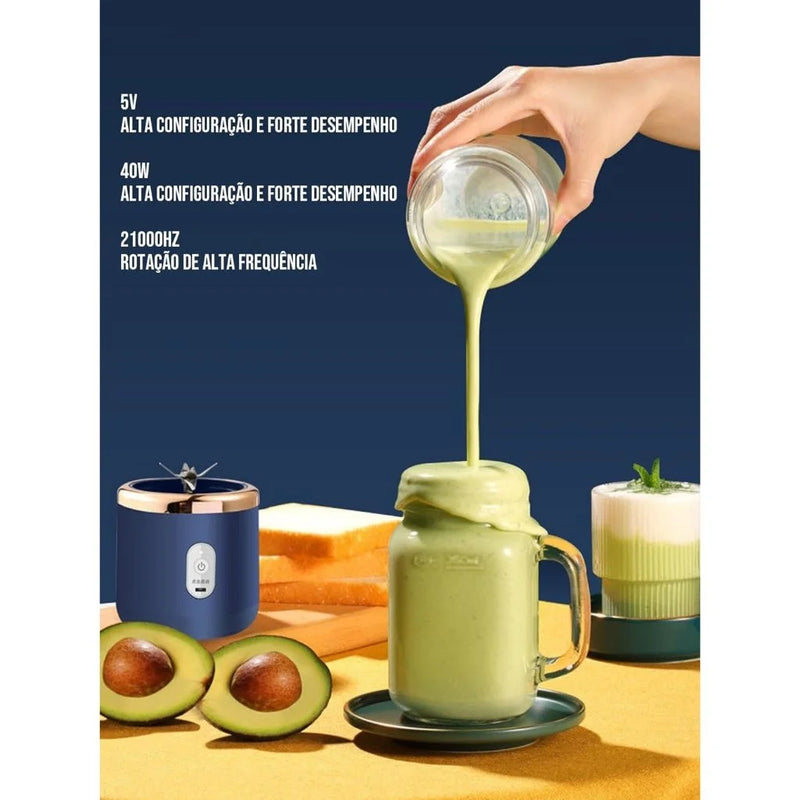 Mini Liquidificador Elétrico Portátil